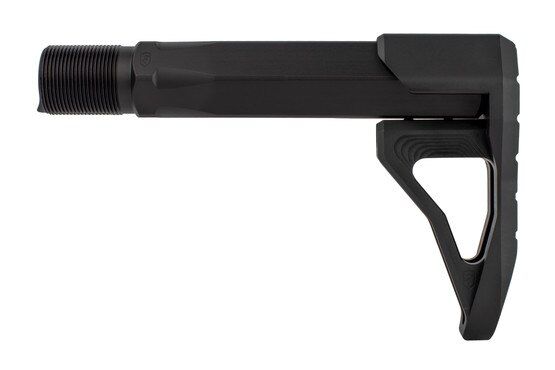 The Phase 5 carbine mini stock assembly is compatible with AR15 and AR10 receivers